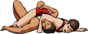 Free wrestling clipart free clipart images
