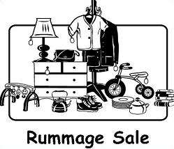 Yard sale free rummage sale clipart 3