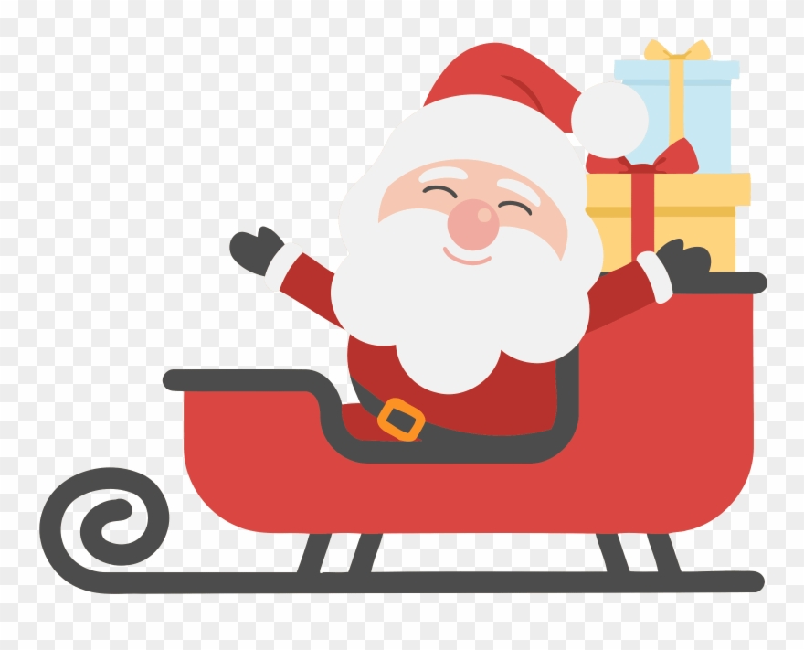 All Photo Png Clipart - Santa Claus In Sleigh Clipart Transparent 
