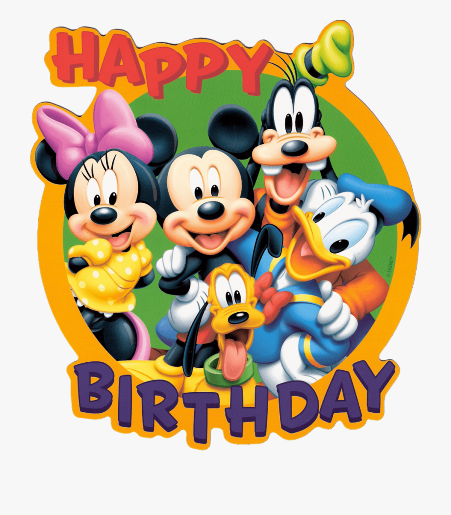 Clip Arts Related To : mickey mouse happy birthday clipart. view all disney-b...