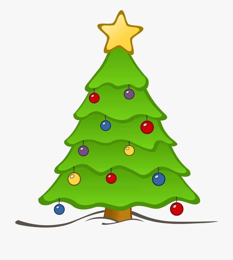Christmas Tree Clip Art - Christmas Tree Clipart , Transparent 