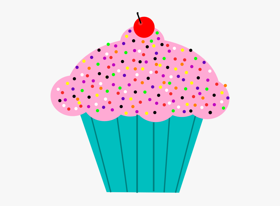 Blue Cupcakes Cliparts - Cupcake Clip Art Transparent 
