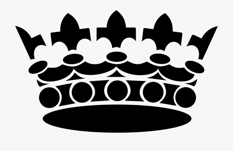 King Crown Clipart Png - Black King Crown Png , Transparent 