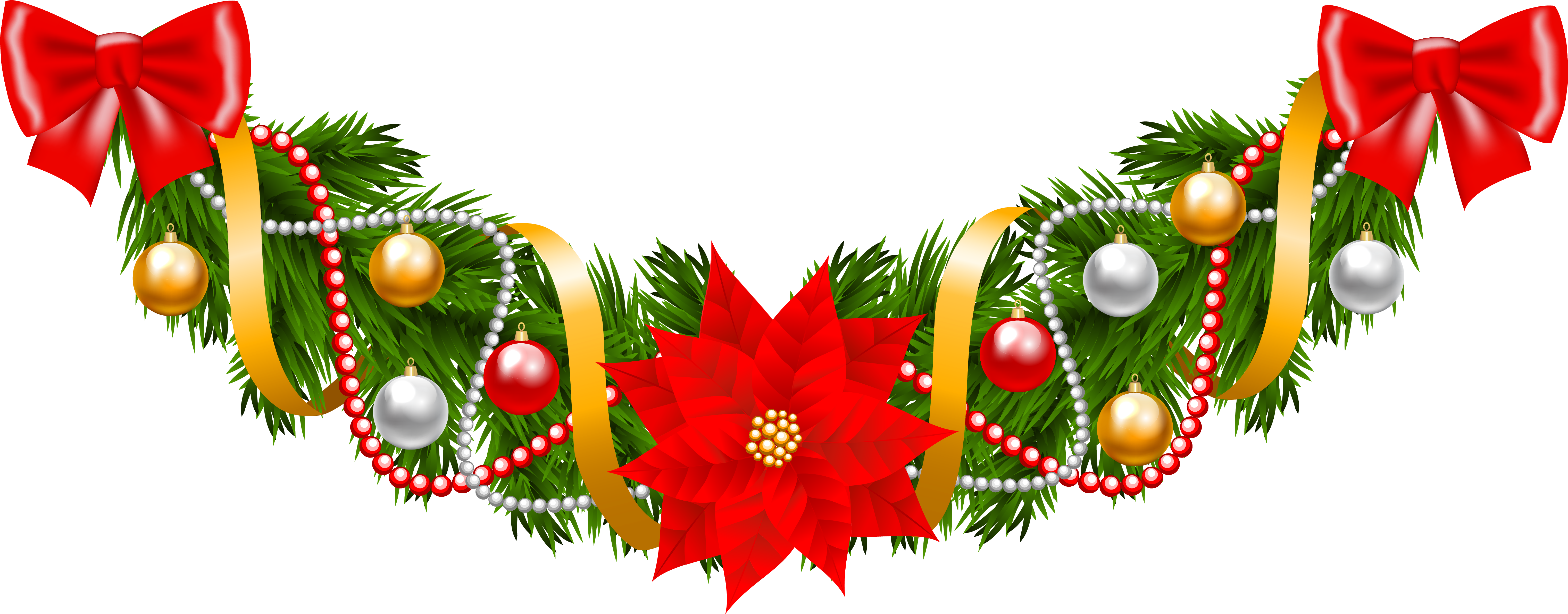 Download Garland Clipart Of Christmas Wreaths Image Clip Art 