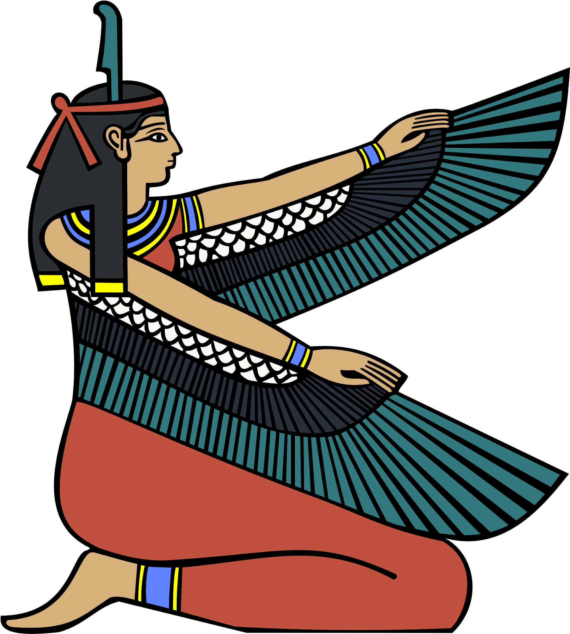 Ancient Egyptian God Ma Clip Art Library