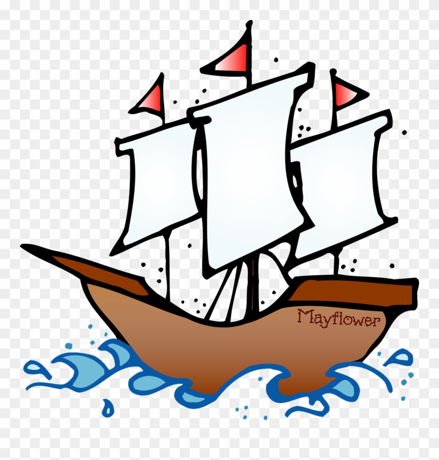 Ship Clipart Colonization - Christopher Columbus Boat Clipart 