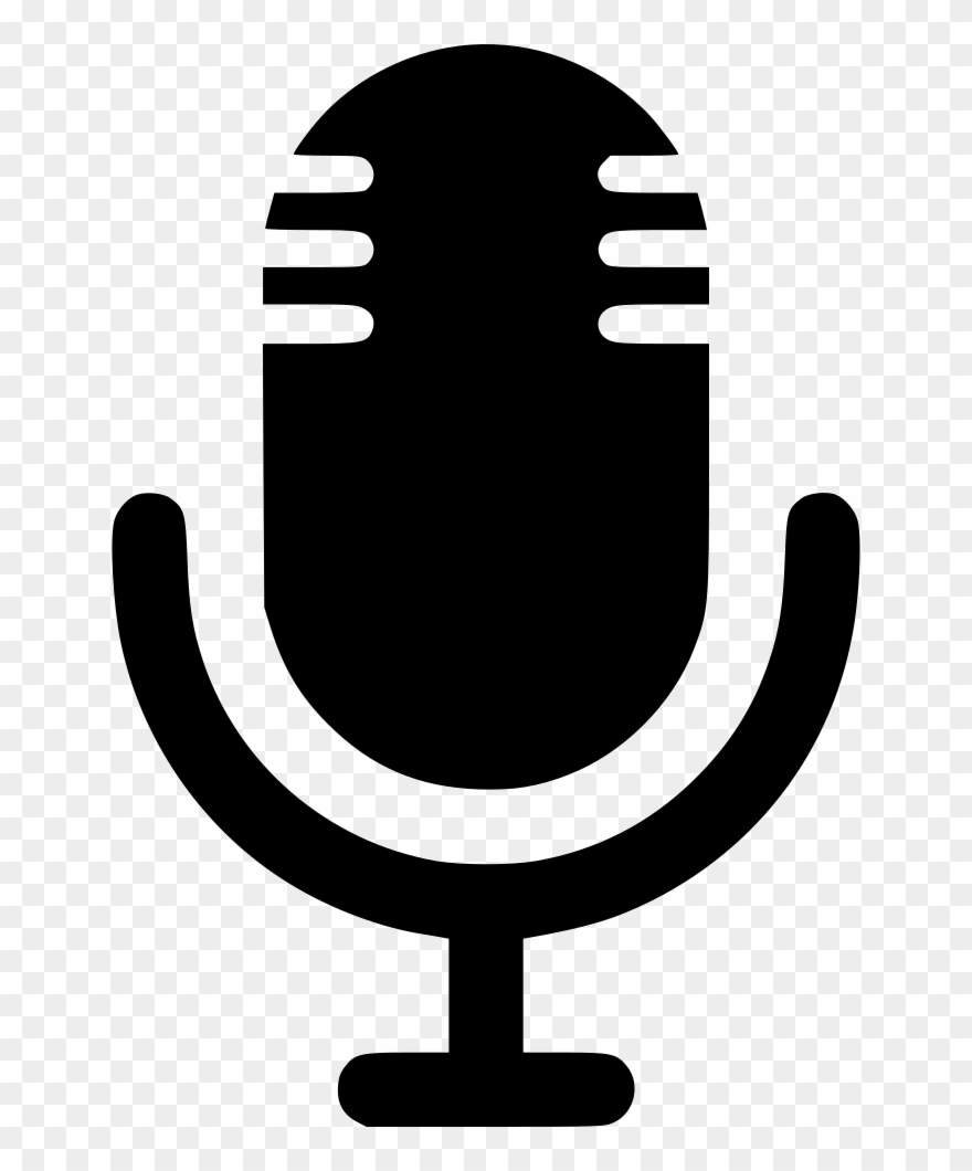 Microphone Sound Recorder Audio Comments - Podcast Microphone Logo 