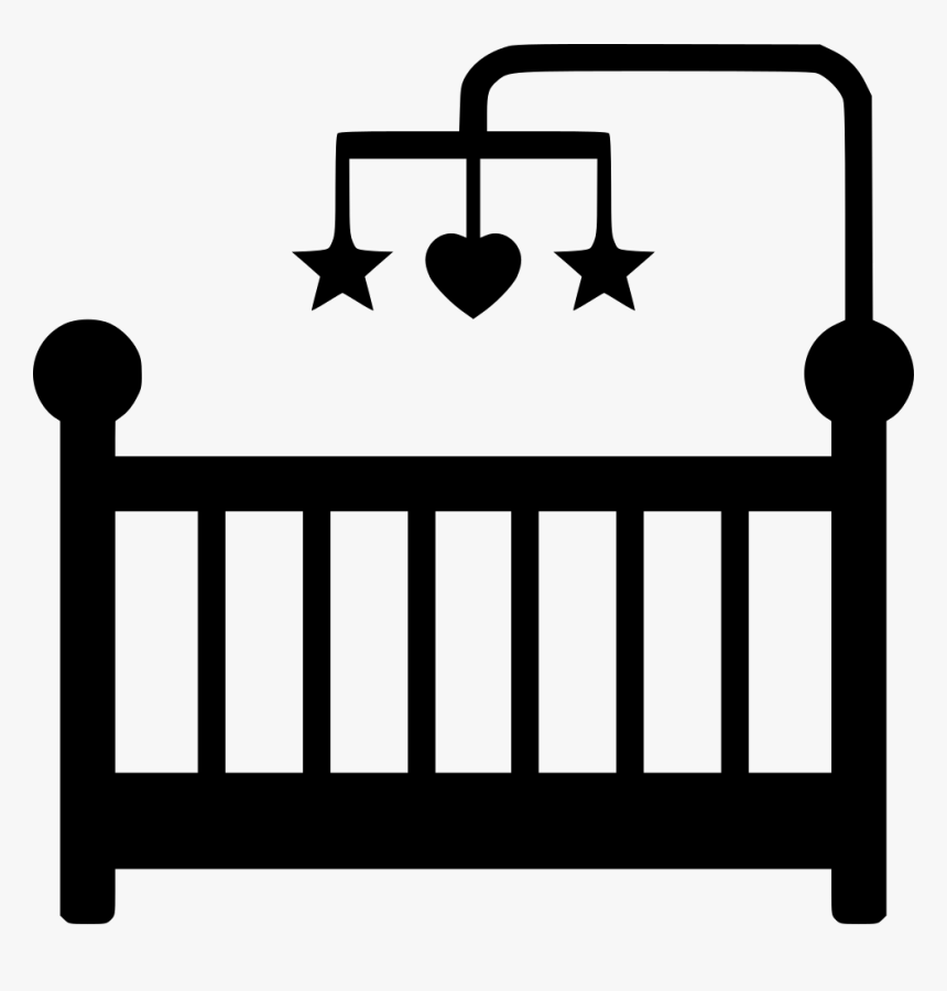 Cots Infant Clip Art - Baby Crib Clipart, HD Png Download 