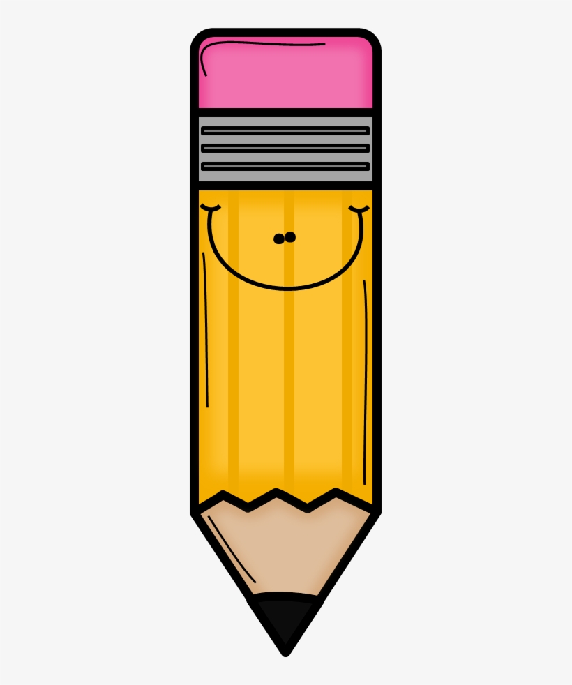 Orange Pencil Clip Art Etiquetas Dibujitos - Cute Pencil Clipart 