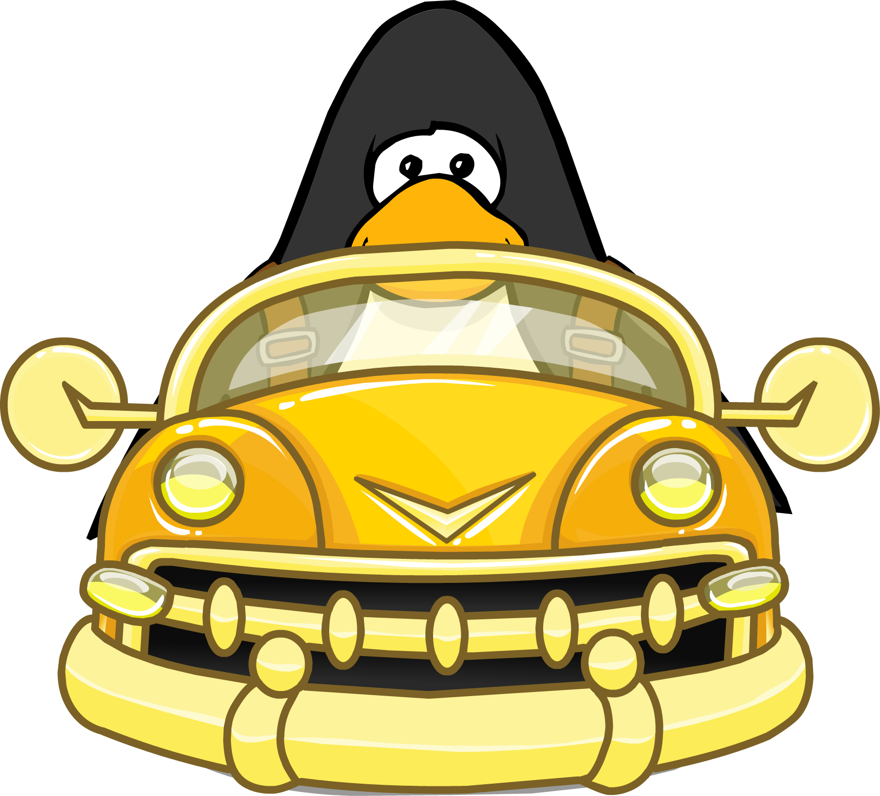 club-penguin-gold-car-clip-art-library