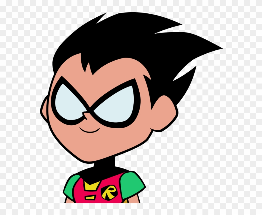 Robin - Teen Titans Go Main Character Clipart 