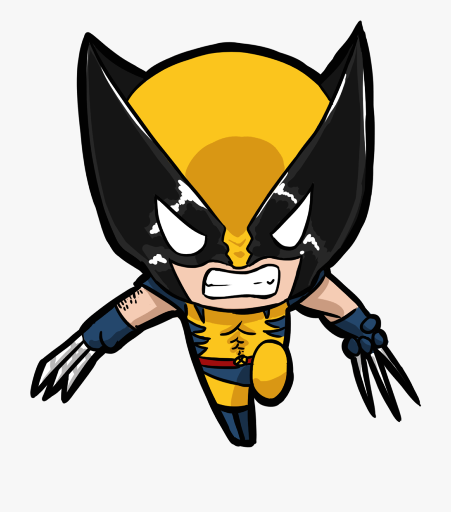 Marvel Vector Wolverine - Wolverine Cartoon Drawing , Transparent 