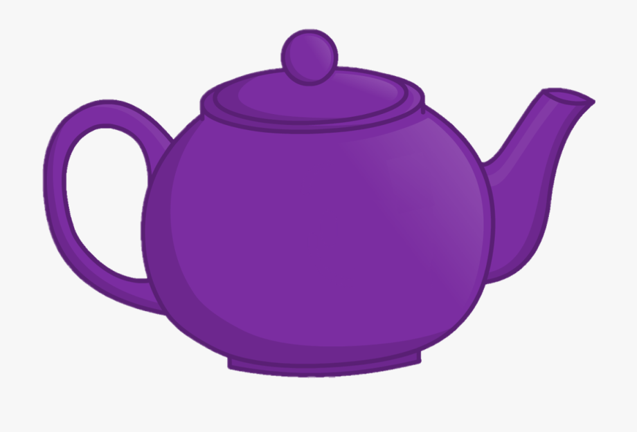 Purple Tea Pot Clipart - Purple Teapot Clipart , Transparent 
