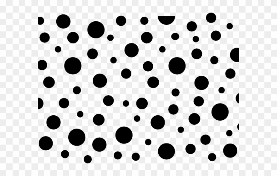 Dots Clipart Balck - Polka Dot Svg Free - Png Download 