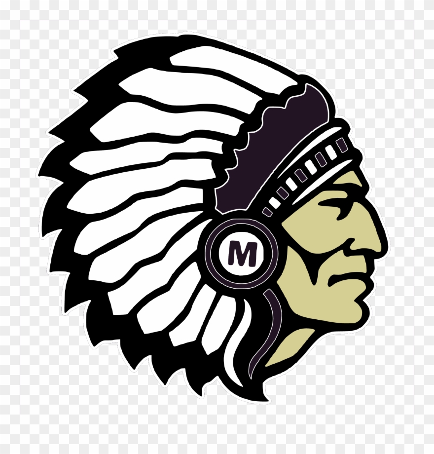 Marengo Indians - West Branch Warriors Logo Clipart 