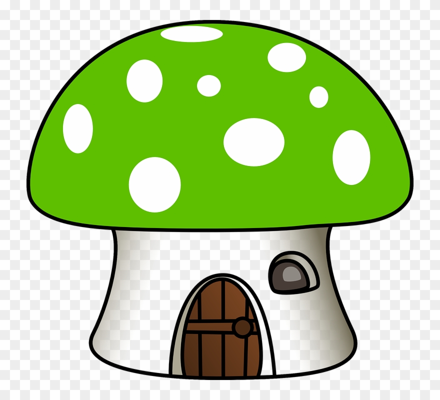 Mushroom Clipart Mushroom House - Mushroom House Clipart - Png 