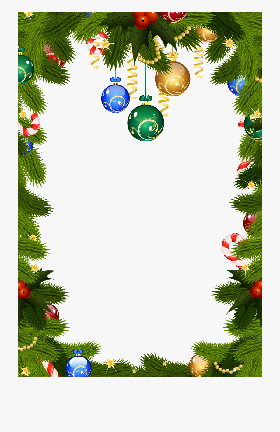 free christmas clip art borders and frames