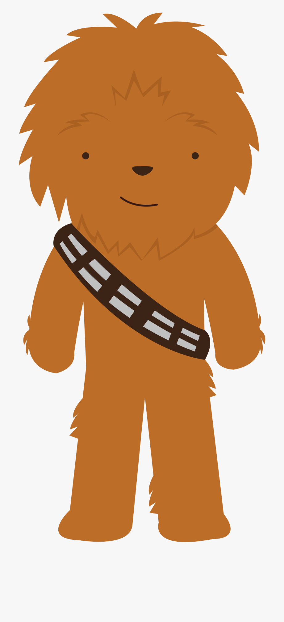 Cute Chewbacca Clipart - Star Wars Cute Png , Transparent Cartoon 