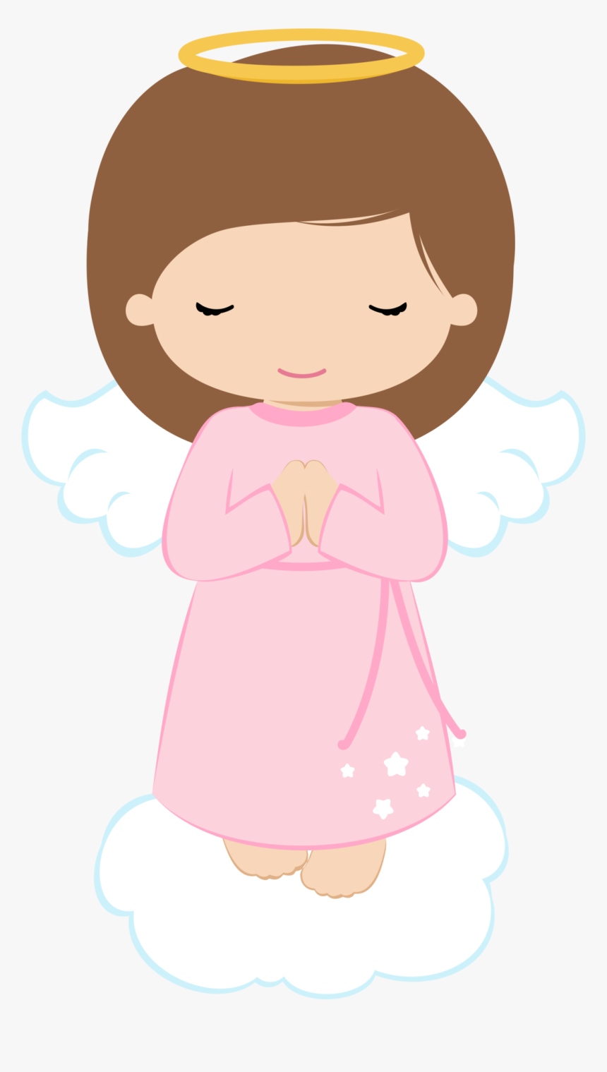 Confirmation Clipart Pink Baptism - Angel Girl Clipart, HD Png 