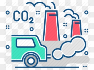 Smog Clipart Environmental Problem - Pollution - Png Download 