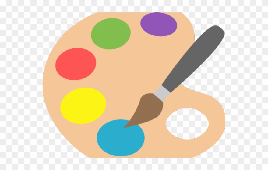 Paint Palette Emoji Clipart 