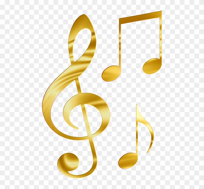 Choir Notes Cliparts 16, Buy Clip Art - Music Note Gold Png - Free 