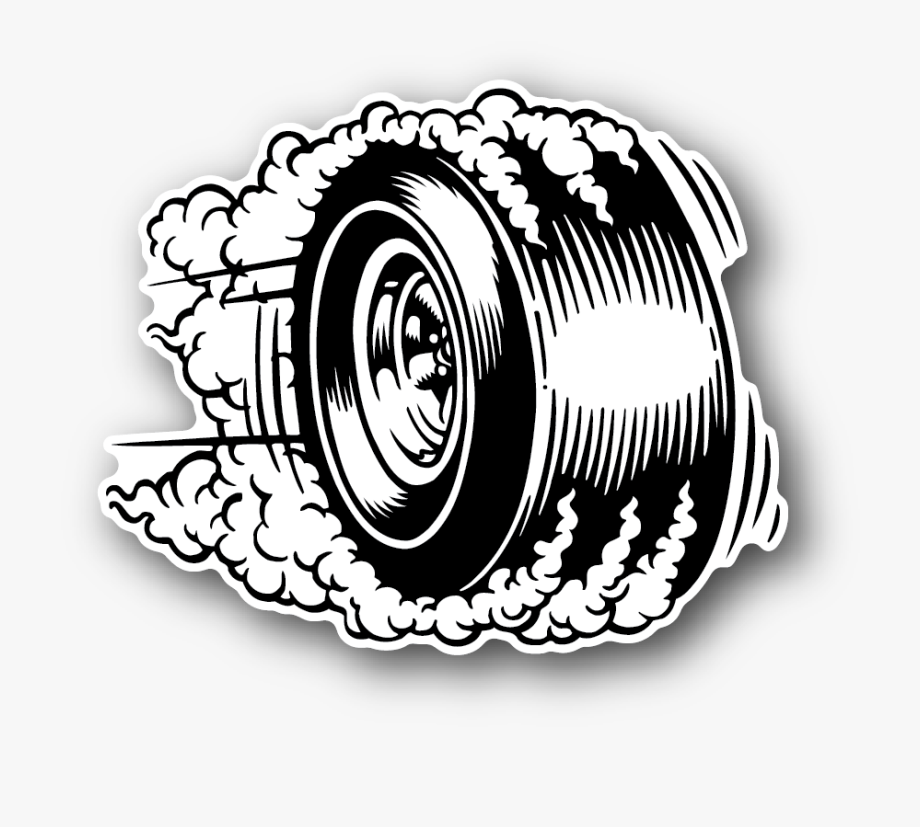Tire Burnout Png - Tire Burnout Clipart , Transparent Cartoon 