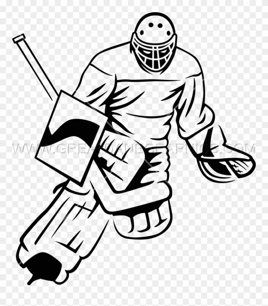 Collection of Hockey Goalie Clipart (51) .
