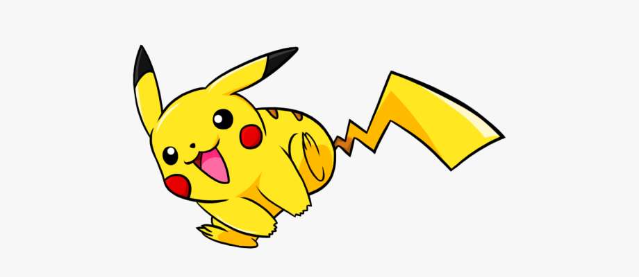 Pikachu Clipart Clear Background - Pikachu With White Background 