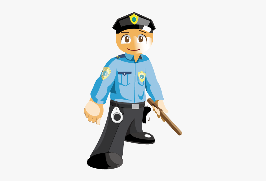 Cartoon Security Guard - Cartoon Security Guard Clipart 