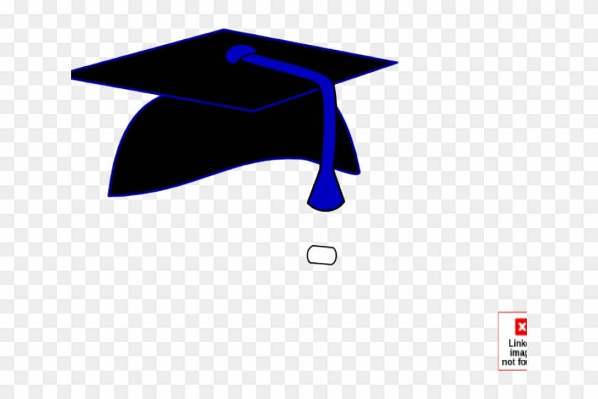 Graduation Cap With Blue Tassel Clipart - PikPng