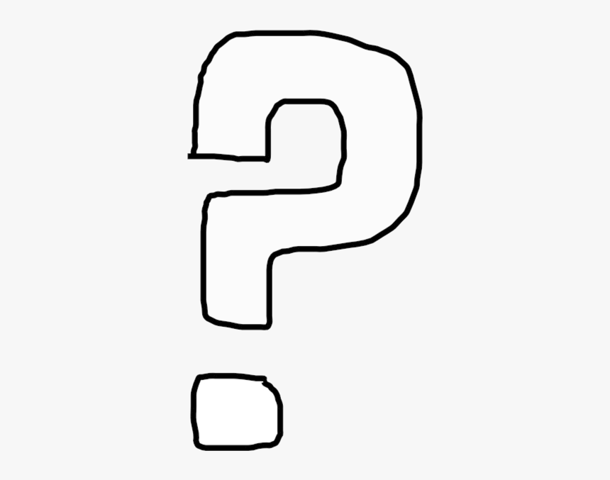 Question Mark Clip Art Black And White Marks Transparent 