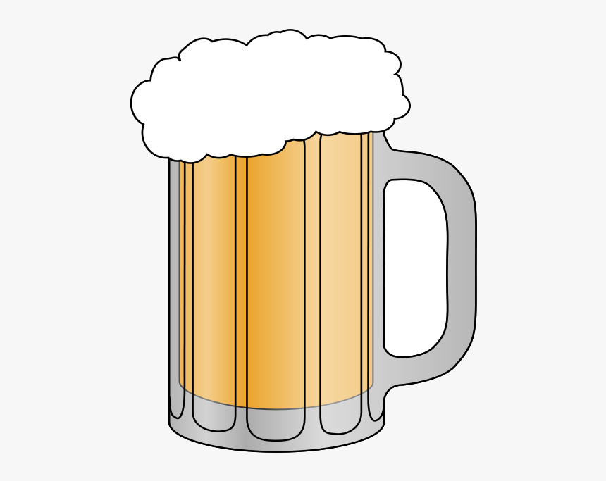 Beer Mug Clip Art Transparent Png - Glass Of Beer Clipart, Png 