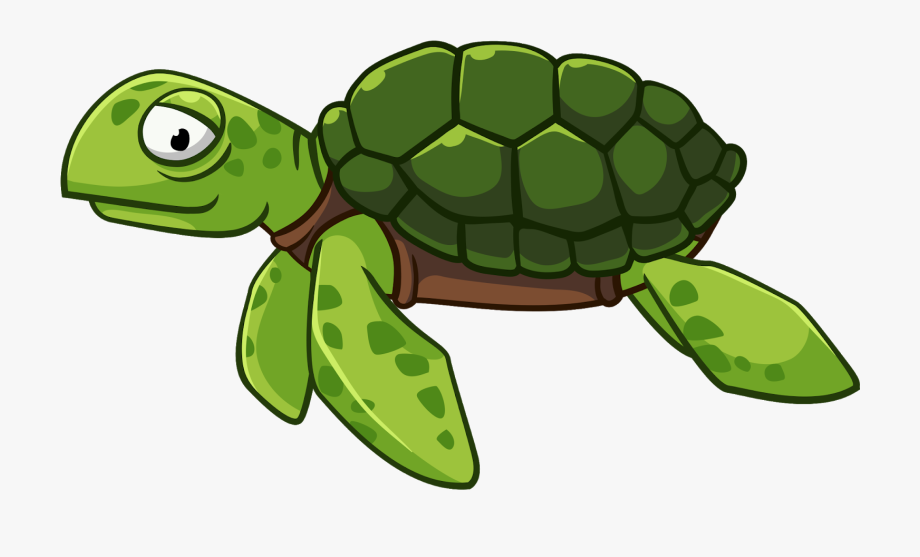 Green Turtle Cliparts - Turtle Png Clipart , Transparent Cartoon 