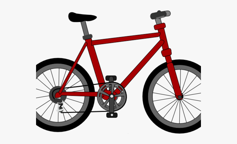 Cartoon Bikes - Wheel On Bike Clipart , Transparent Cartoon, Free 