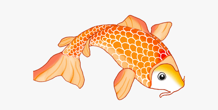 Koi Carp Clipart Transparent - Koi Fish Clipart Png , Transparent 