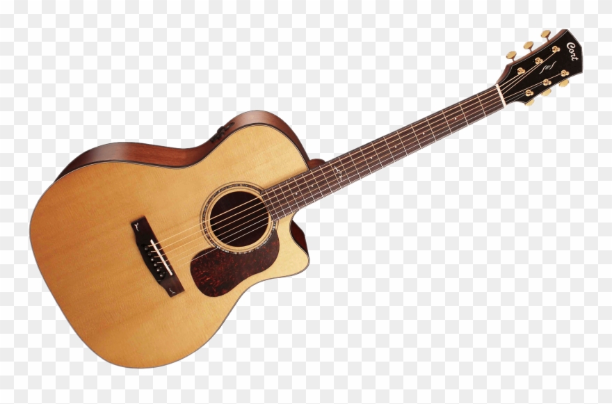 Drawing Guitar Acoustic - Acoustic Guitar Clipart 