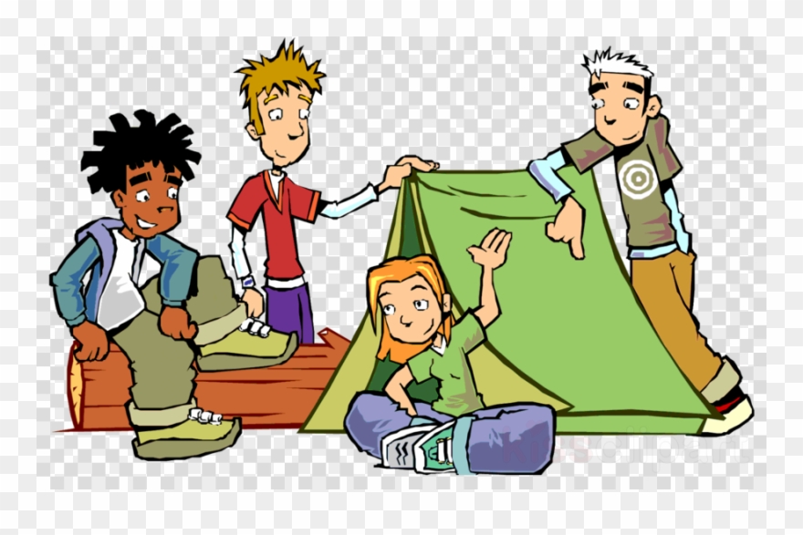 Boys Camping Cartoon Clipart Camping Cartoon Clip Art 