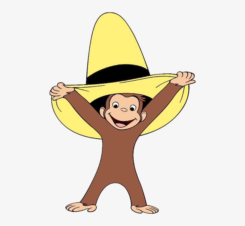Image Free Download Curious George Clip Art Wearing - Curious 