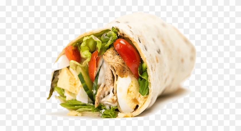 Tortilla Clipart Chicken Wraps - Wrap Roti, HD Png Download 