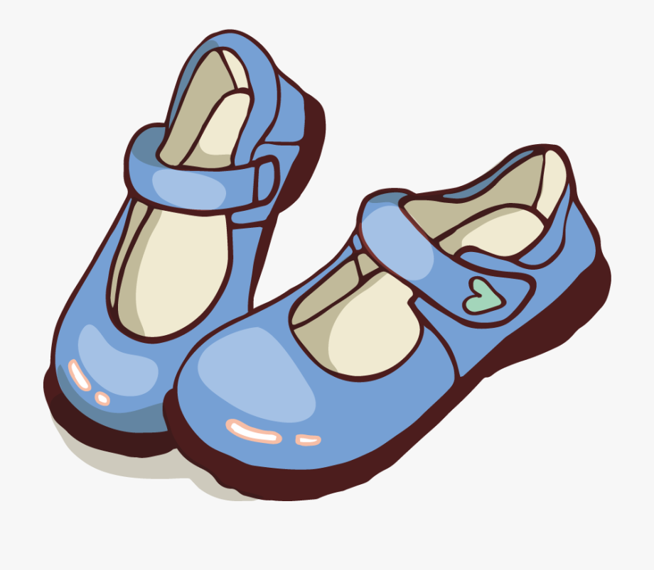 Shoe Cartoon Clip Art - Girl Shoes Vector Png , Transparent 