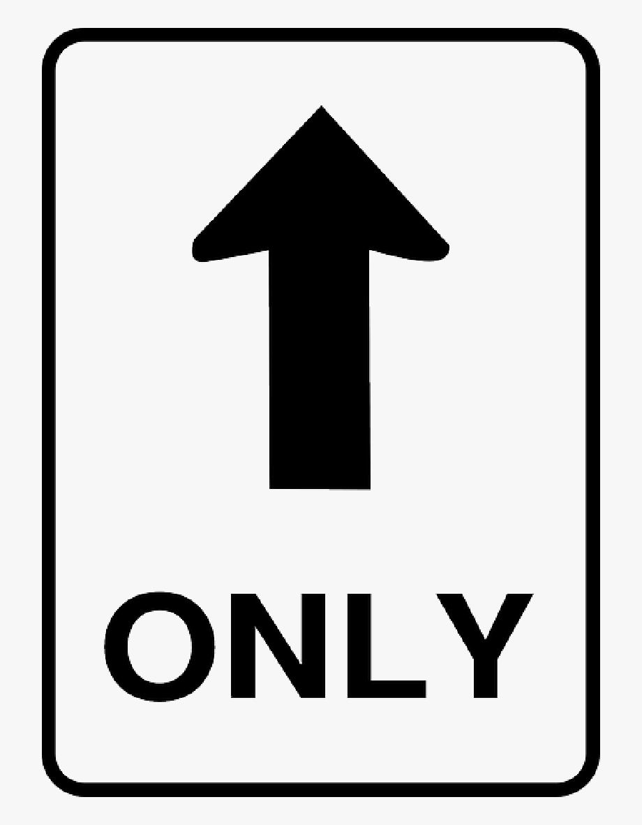 Straight Roads Clipart Clip Art Free Organization Chart - One Way 