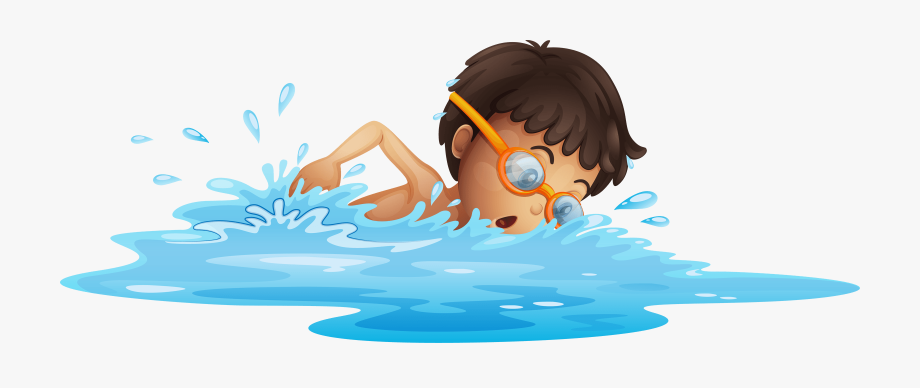 Swimming - Swimming Clipart Transparent Background , Transparent 
