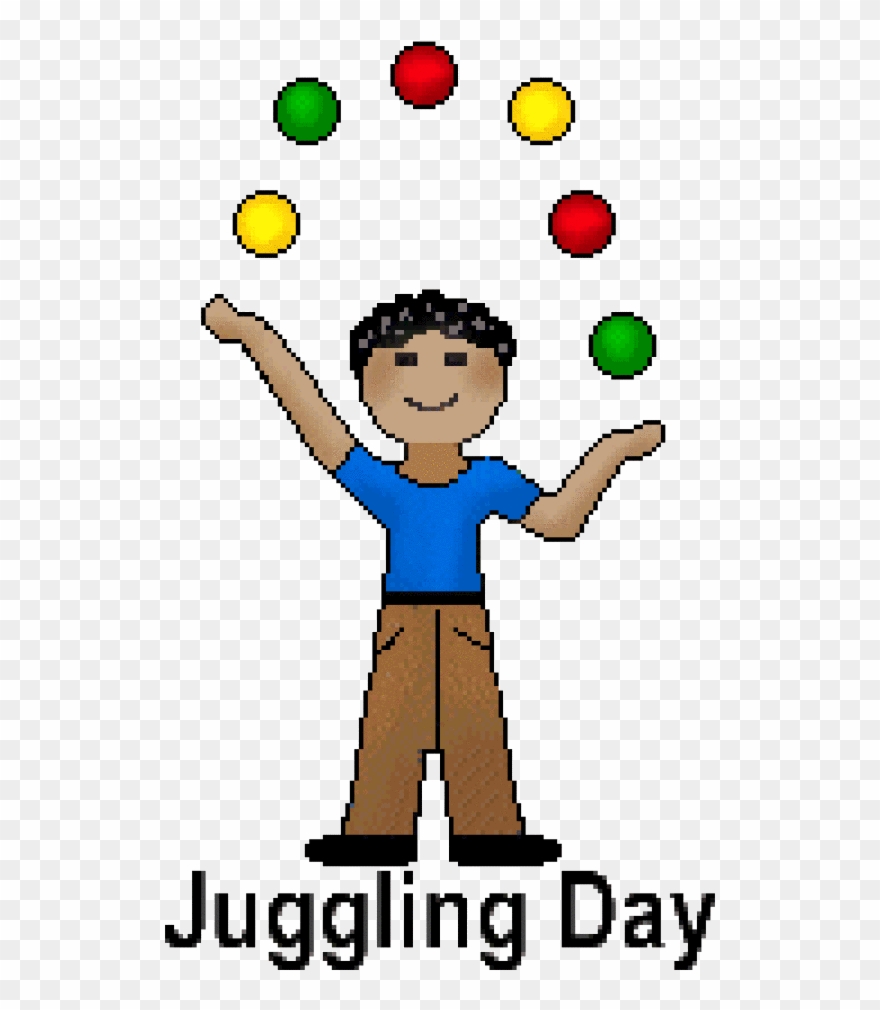 Juggling Clipart Clip Art - Kid Juggling Clip Art - Png Download 