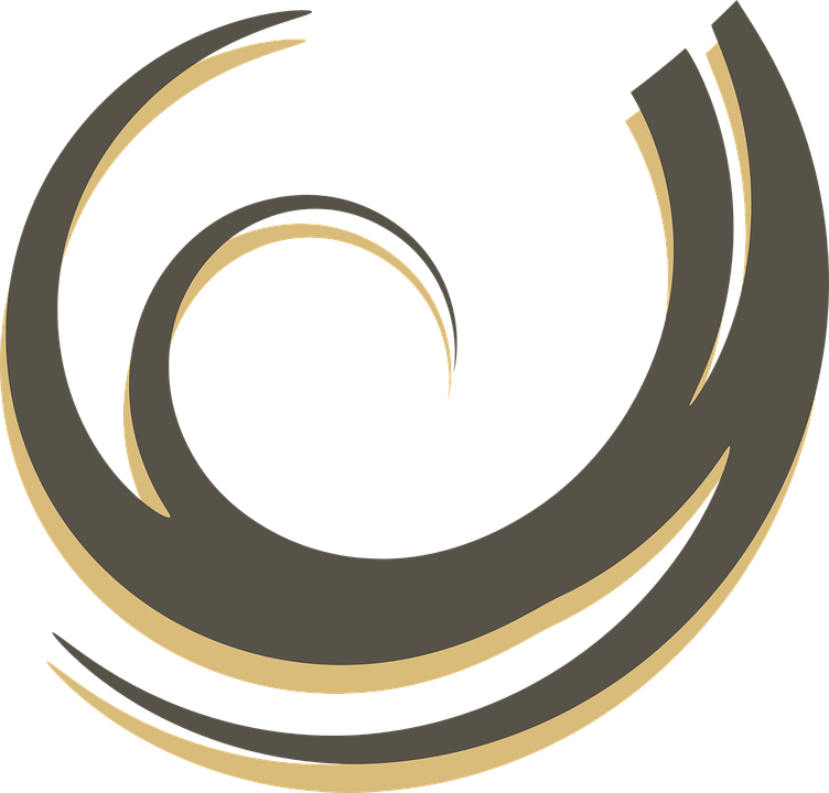 half circle logo design