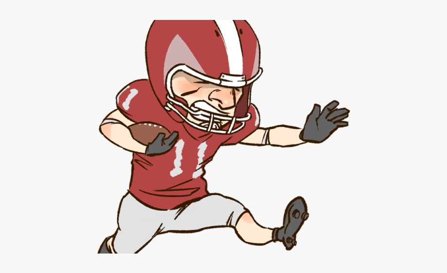 Football Players Clipart - Transparent Background Animated 