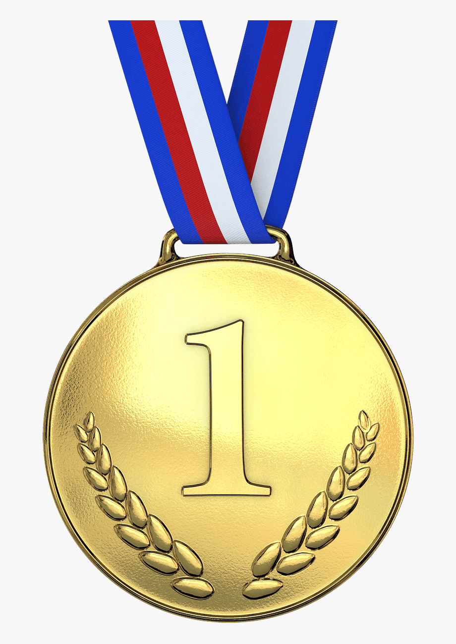 Gold Medal Olympic Medal Award Silver Medal - Silver Medal Clipart 