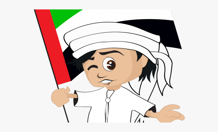 Dress Clipart Emirati - Uae National Day 42 , Transparent Cartoon 