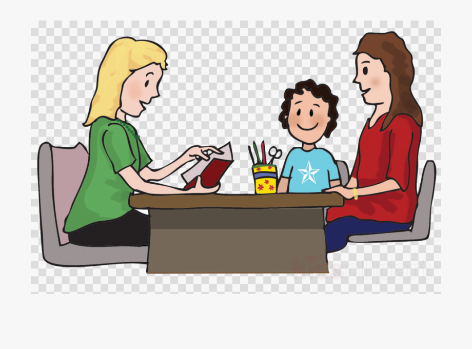 Parent Teacher Conference Clipart Helping Student - Parent Teacher 