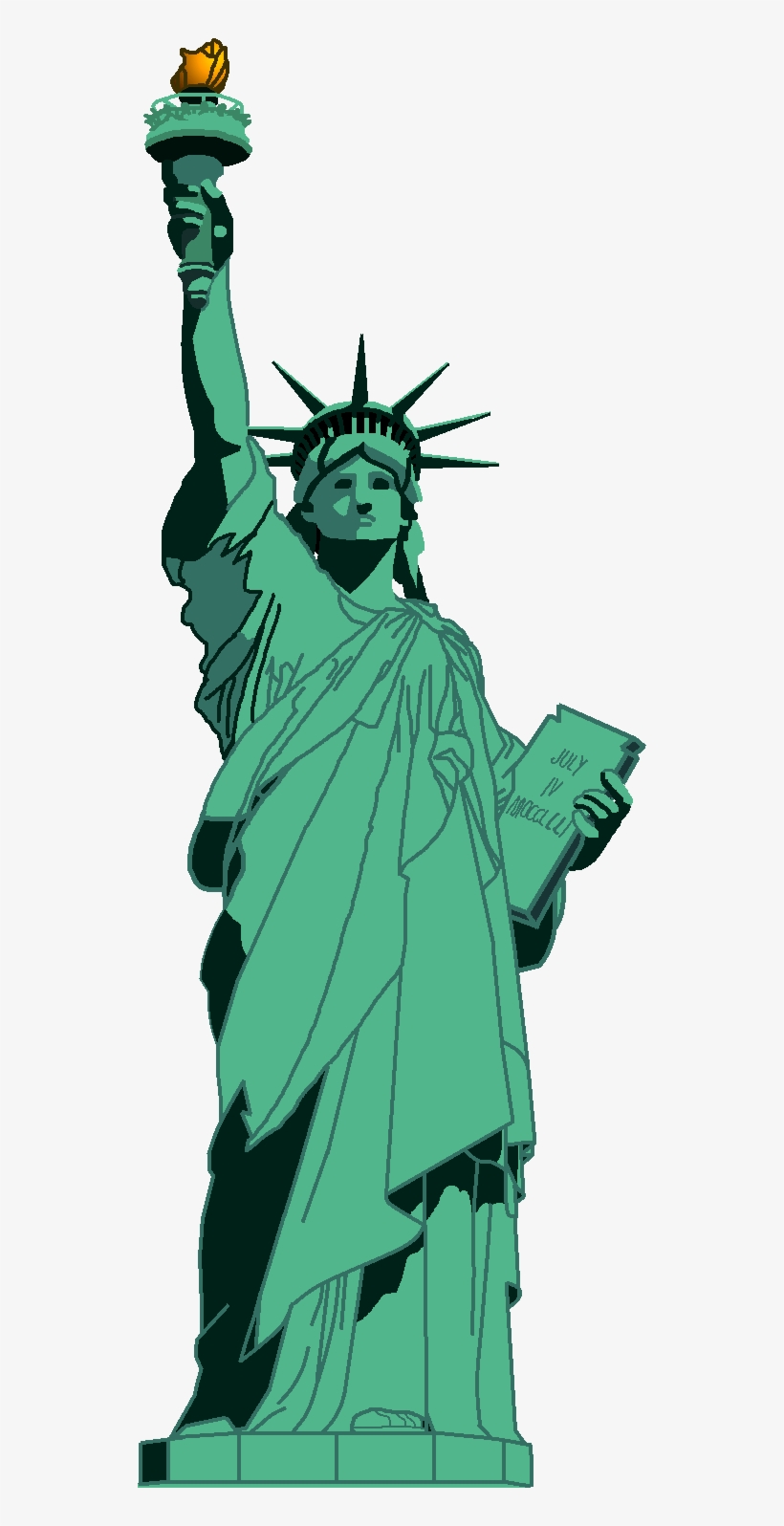 Statue Of Liberty Clipart Transparent - Statue Of Liberty.
